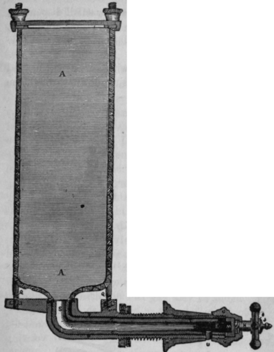 Fig. 338.   Glass lined Syrup Tank with Faucet