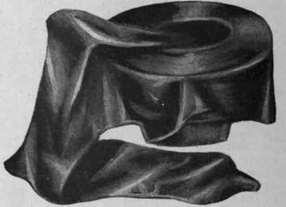 Fig. 3b. Shows the pleat in centre of the back