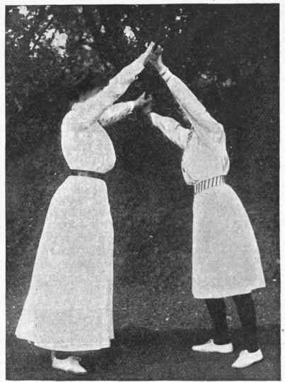 Fig. 5. Use a pole for arm and shoulder work