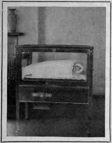 The baby incubator now in constant use at the General Lying in Hospital at York Road, Lambeth,