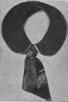 A Peter Pan collar to be made of silk removed from an old hat