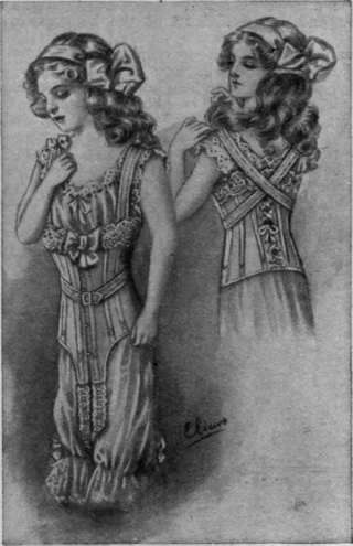 A corset suitable for a girl up to the age of fifteen; such a corset affords all necessary support without undue pressure