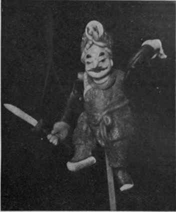 Chinese puppet. Punch and Judy show