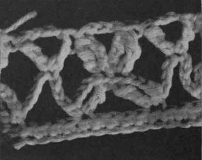 Fig. 10. Double cross trebles. In this pattern a compound treble