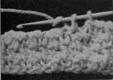 Fig. 14. Cosy stitch. A very useful pattern for a rug or muffler