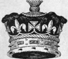 Fig. 2. Coronet of a prince or princess of the Blood Royal, without arches. Sons and daughters of the Sovereign retain the fleur' de lis, but in the case of their children strawberry leaves are substituted