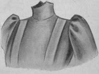 Fig. 2. If the shoulders are broad and straight, the sleeves should not project beyond or rise at the shoulder line, as here shown