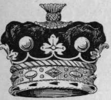 Fig. 5. The coronet of a marquis bears four term for silver balls eight 'rays of gold, on each of which is a
