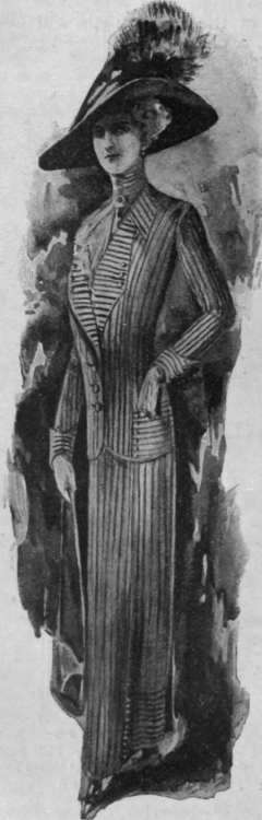 A striped costume when altered, as described in this lesson