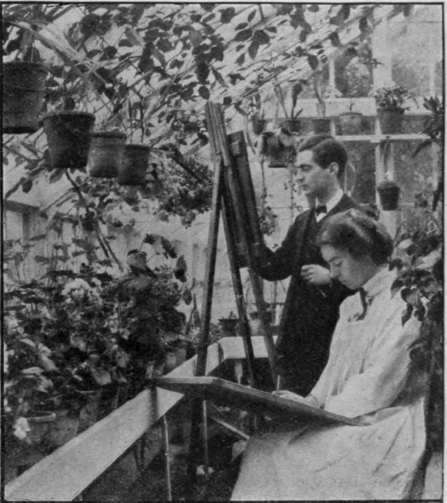 By means of the conservatories and greenhouses the Flower painter obtains considerable help in the rudiments of botany, and has the advantage of making botanical drawings direct from Nature
