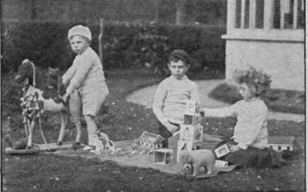 Children will enioy games of all sorts in the garden more than indoors