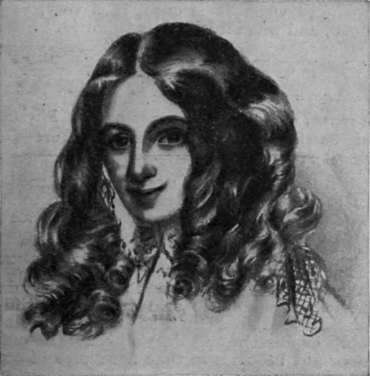 Fig 4. Mrs. Browning, the poetess, adopted the coiffure of loose curls which are now deemed appropriate only to a very young girl