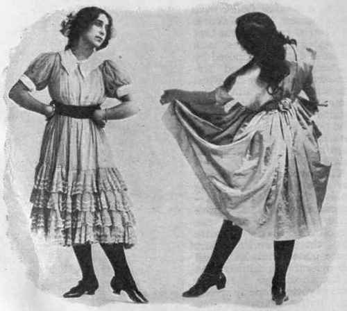 Fig. 5. Step 5. The corner step. From opposite corners, the dancers approach and pass each the assemble