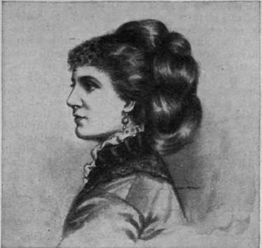 Fig. 6. With the advent of the chignon the curl disappeared, until, in the 'seventies of last century it began to revive in the first small beginnings of the curled fringe