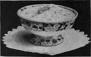 Junket and Cream white may set and keep the pastry in place. Serve it either hot or cold.