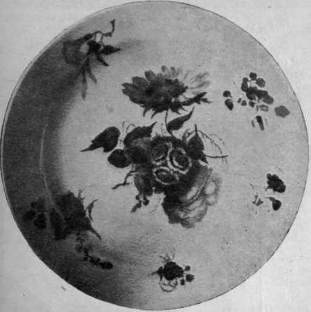 Swansea plate, decorated by Henry Morris, who imitated the style of William