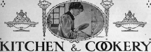 All matters pertaining to the kitchen and the subject of cookery in all its branches are dealt with in Every Woman's Encyclopaedia. Everything a woman ought to know is taught in the most practical and expert manner. A few of the subjects are here mentioned: