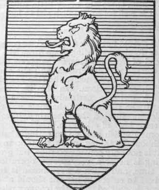 An example of the lion sejant, or sitting