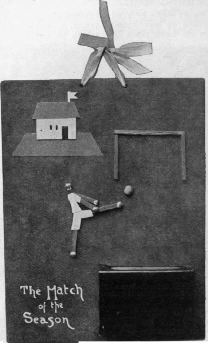 Another ingenious idea for a matchbox holder. Care should be taken to use only safety matches