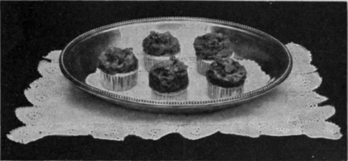Chocolate Creams. The lightness of a cream is preserved if served in small cases