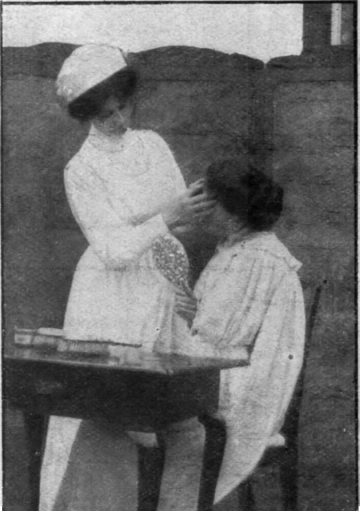Massage during convalescence makes all the difference to the complexion afterwards, and is soothing and beneficial
