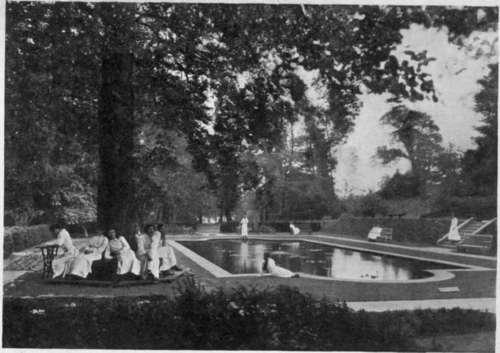 A View Of The Girls' Recreation Grounds At Bournville