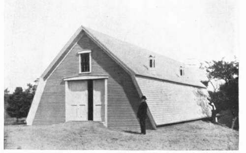 New potato cellar of Commissioner of Agriculture A. W. Gilman