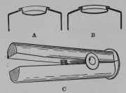 Fig. 50 - A simple tool for crimping in the caps on paper containers, so that a tight, permanent job is secured.