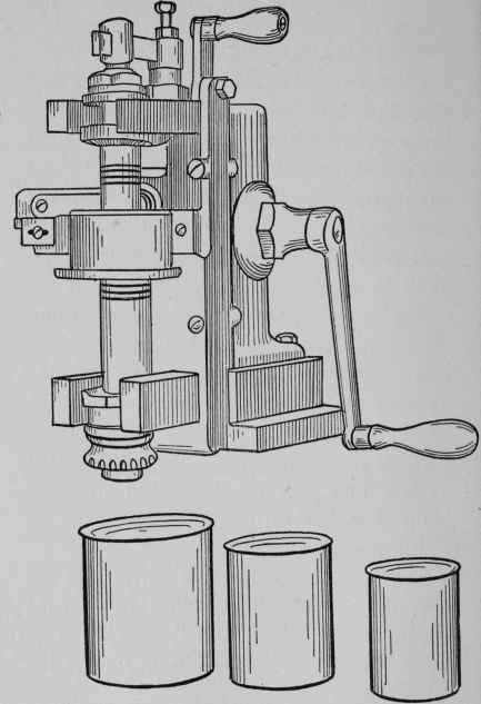 >Fig. 45 - Sealing-machine for mechanically sealed or sanitary tin cans