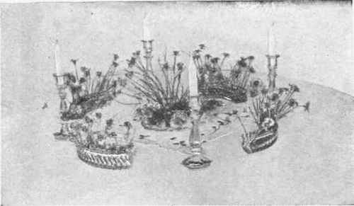 Centrepiece for Luncheon or Dinner Table.