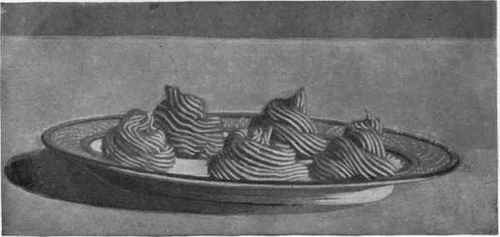 Forms Of Puree For Garnishing.
