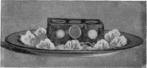 Jellied Veal Decorated With Slices Of Hard Boiled Egg.