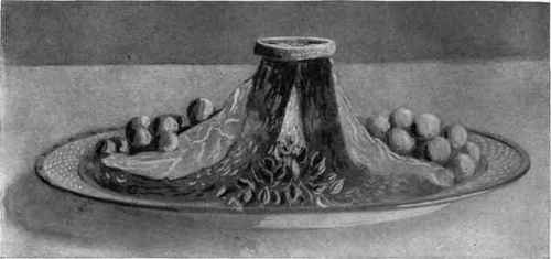 Slices Of Codfish Boiled Or Sauted And Rested Against A Wedge Shaped Bread Support.