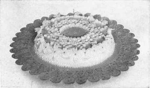 Ornamented Wedding Cake.