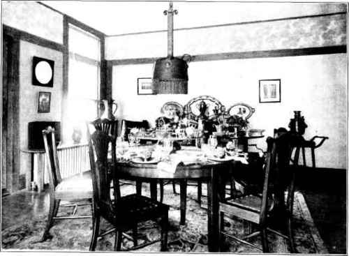 Table Set For Informal Luncheon To Be Served Without A Maid