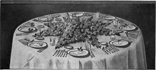 Decorated With Pine Cones, Holly And Mistletoe