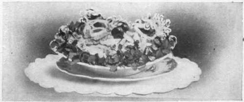 Fruit Salad Garnished With Marrons Glaces