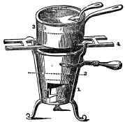 Portable French Furnace, with Stewpan and Trevet