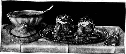 Roast Partridge, Bread Sauce