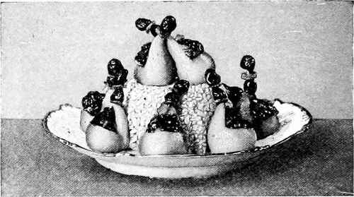 Compote Of Stuffed Pears With Rice