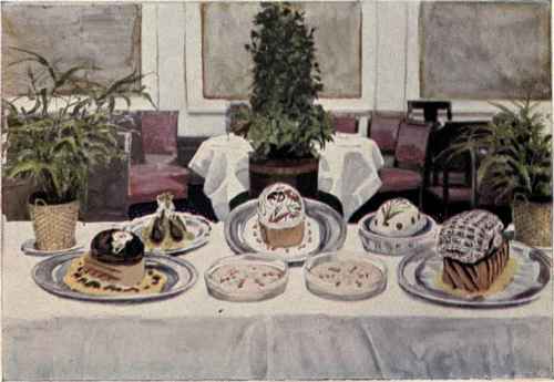 Various Cold Collations. Poularde A La Neva. Chaud Froid Presate. Faisav A La Smatien. Supreme De Volaille. Canard Souffle.