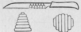 French Fluted Knife.