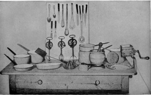 A Group or Kitchen Utensils