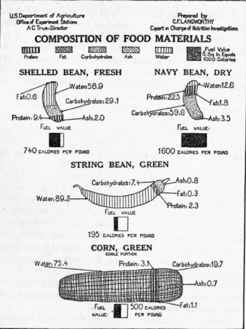 Composition of Legumes and Corn