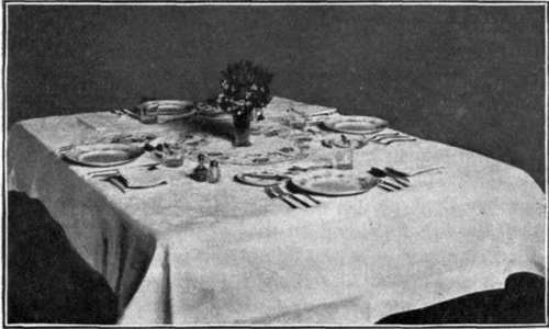 Table Laid for Dinner