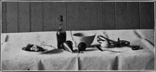 Utensils and Materials for Making Salad