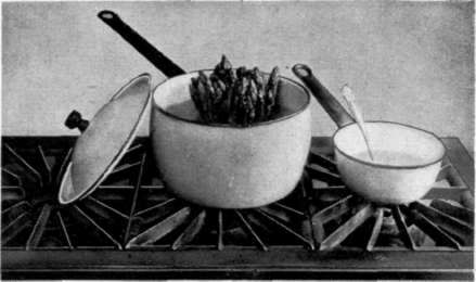 Asparagus Cooking.