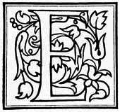 letter e