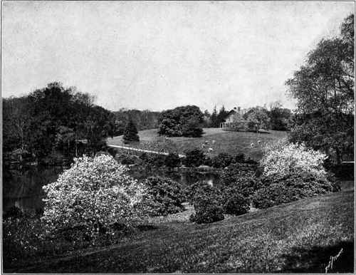 Figure 48. HOLM LEA, BROOKLINE, MASS. A typical American country estate with horticultural interest