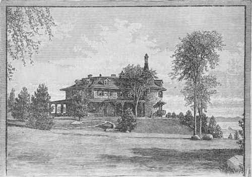 Ridgeview, Irvington on Hudson. Residence of Mr. A. C. Richards.
